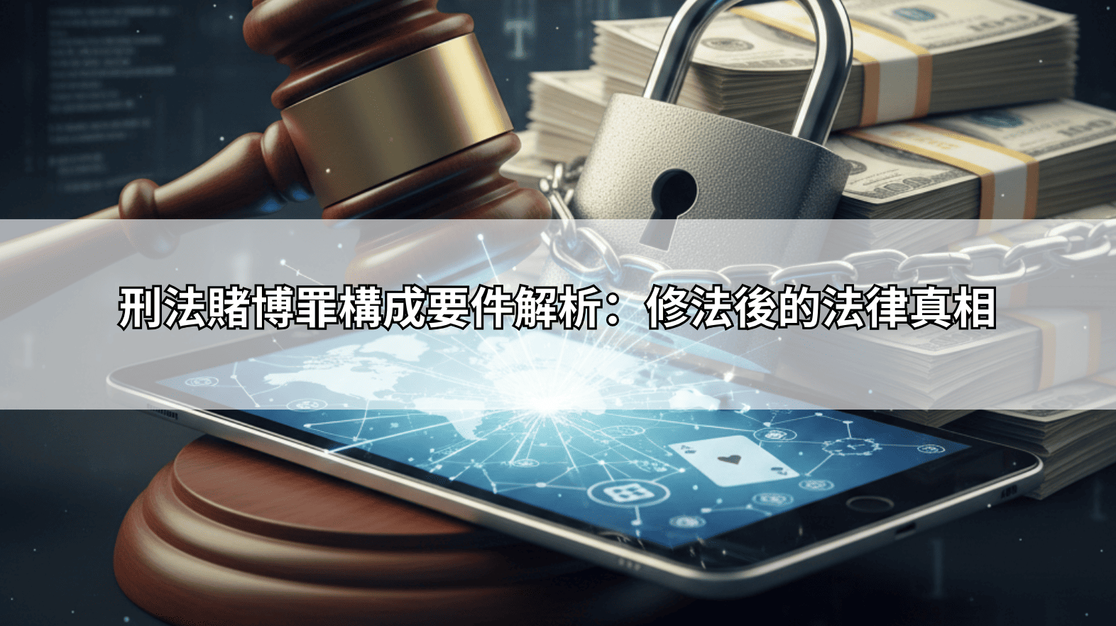 刑法賭博罪構成要件解析：修法後的法律真相